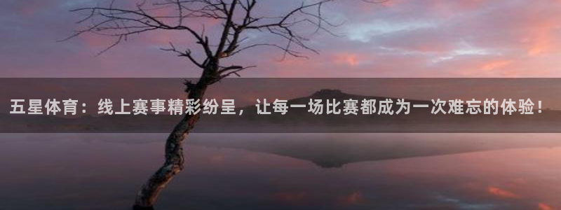 五星体育：线上赛事精彩纷呈，让每一场比赛都成为一次难忘的体验！